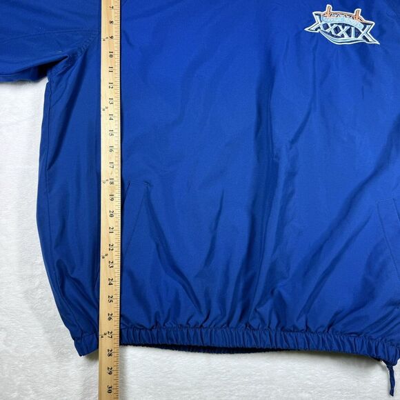 Vintage‎ 2005 Classic Super Bowl 39 Windbreaker Size XL Patriots Vs Eagles - Picture 15 of 15